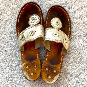 Metallic Jack Rogers